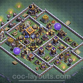 Best Builder Hall Level 9 Base with Link - Clash of Clans - BH9 Copy - (#27)
