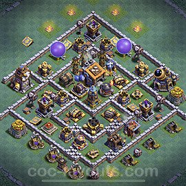 Best Builder Hall Level 9 Max Levels Base with Link - Copy Design - BH9 - #29