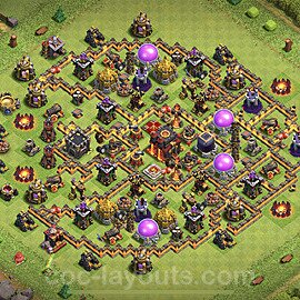 Full Upgrade TH10 Base Plan with Link, Anti Everything, Copy Town Hall 10 Max Levels Design 2023, #232