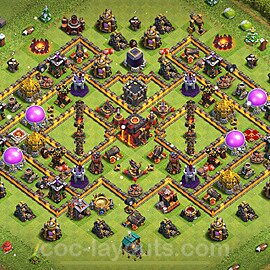 Die Anti Alles Base RH10 + Link, Hybrid 2023 - COC Rathaus 10 Kopieren Base - #260