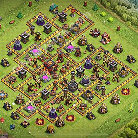 Топ Расстановка базы ТХ 10 2025 Анти Дркаон Скопировать / Анти Воздух + Ссылка, #274