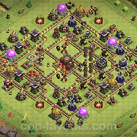 Anti Everything TH10 Base Plan with Link, Copy Town Hall 10 Design 2023, #70
