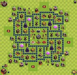 Base plan TH10 (design / layout) for Farming, #16