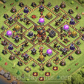 Base plan TH10 (design / layout) with Link, Hybrid for Farming 2022, #172