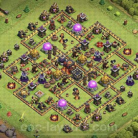 Base plan TH10 (design / layout) with Link, Hybrid for Farming 2022, #173