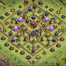 Base plan TH10 (design / layout) with Link, Hybrid for Farming 2022, #178
