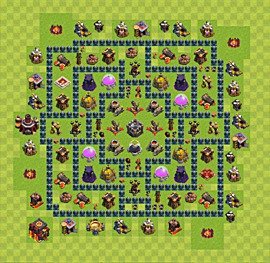 Base plan TH10 (design / layout) for Farming, #18