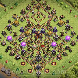 Base plan TH10 Max Levels with Link for Farming 2023, #57