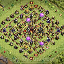 Base plan TH10 Max Levels with Link for Farming, #58