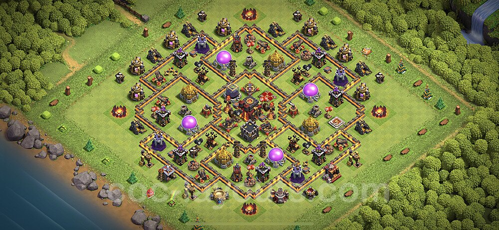 Base plan TH10 (design / layout) with Link, Hybrid for Farming 2022, #179