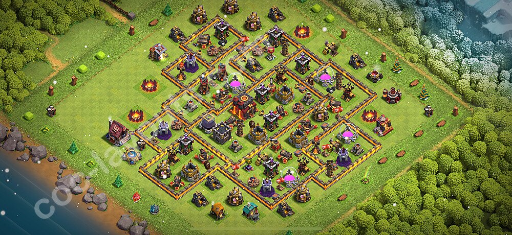 الخطة الأساسية للزراعة في قاعة المدينة 10 ، البديل 222