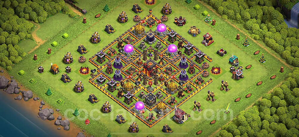 Base plan TH10 (design / layout) with Link for Farming 2025, #225