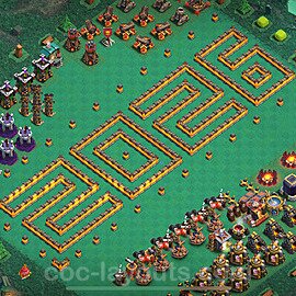 Top Base de Troll Funny HDV 10 + Lien (Link) 2025 - Hôtel de Ville 10 Art Base Copier - #28