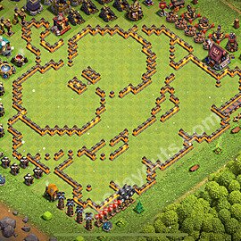 Top Base de Troll Funny HDV 10 + Lien (Link) 2025 - Hôtel de Ville 10 Art Base Copier - #49