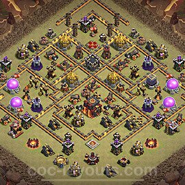 Die Clan War Base RH10 + Link, Anti Alles 2022 - COC Rathaus Level 10 Kriegsbase (CK / CW) - #104
