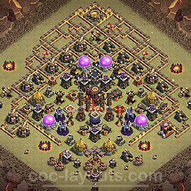 Die Maximal Clan War Base RH10 + Link, Anti Alles 2023 - COC Rathaus Level 10 Kriegsbase (CK / CW) - #34