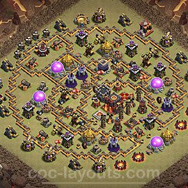 TH10 Max Levels CWL War Base Plan with Link, Anti Everything, Copy Town Hall 10 Design 2023, #35