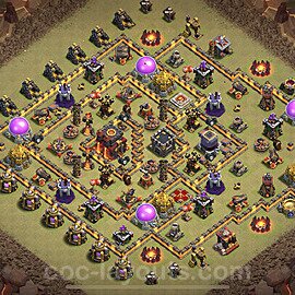 TH10 Max Levels CWL War Base Plan with Link, Hybrid, Anti Everything, Copy Town Hall 10 Design 2021, #36