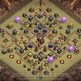Die Anti 2 Sterne Clan War Base RH10 + Link, Legend League 2022 - COC Rathaus Level 10 Kriegsbase (CK / CW) - #88