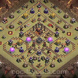 Die Anti 3 Sterne Clan War Base RH10 + Link, Anti Alles 2022 - COC Rathaus Level 10 Kriegsbase (CK / CW) - #89