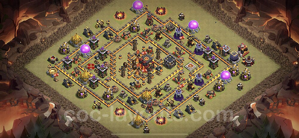 Die Clan War Base RH10 + Link, Anti Alles 2023 - COC Rathaus Level 10 Kriegsbase (CK / CW) - #4