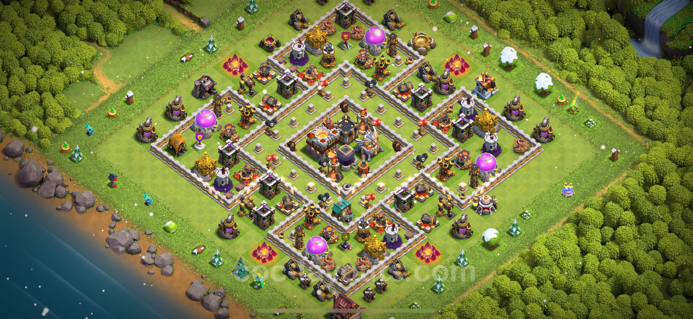 Best Anti 2 Stars Base Th11 With Link Legend League 2023 Town Hall Level 11 Base Copy 63 5078