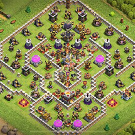 Die Anti Alles Base RH11 + Link, Hybrid 2026 - COC Rathaus 11 Kopieren Base - #109