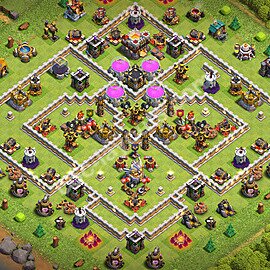 Anti Everything TH11 Base Plan with Link, Copy Town Hall 11 Design 2026, #135