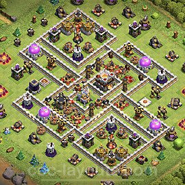 Die Anti Alles Base RH11 + Link, Hybrid 2023 - COC Rathaus 11 Kopieren Base - #39