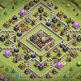 TH11 Anti 3 Stars Base Plan with Link, Anti Everything, Copy Town Hall 11 Base Design, #41