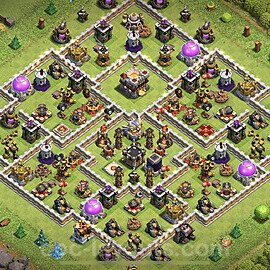 Anti Everything TH11 Base Plan with Link, Anti 3 Stars, Copy Town Hall 11 Design, #43