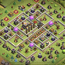 Anti GoWiWi / GoWiPe TH11 Base Plan with Link, Anti 3 Stars, Copy Town Hall 11 Design, #46