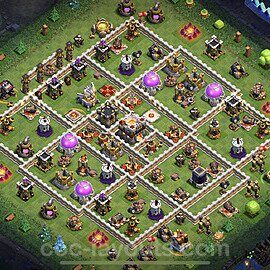 Anti Everything TH11 Base Plan with Link, Copy Town Hall 11 Design 2023, #62
