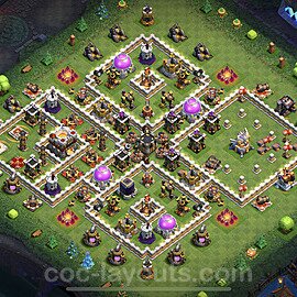 Full Upgrade TH11 Base Plan with Link, Hybrid, Copy Town Hall 11 Max Levels Design 2023, #69