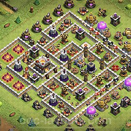 Full Upgrade TH11 Base Plan with Link, Anti Everything, Copy Town Hall 11 Max Levels Design 2023, #86