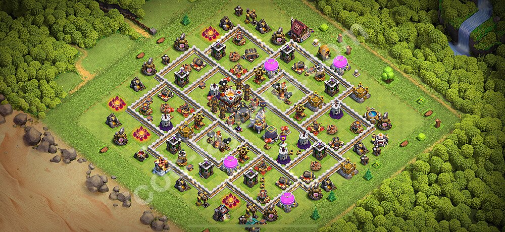 Top Anti 2 Etoiles Base HDV 11 + Lien (Link) 2026 - Hôtel de Ville 11 Défense Base Copier - #119