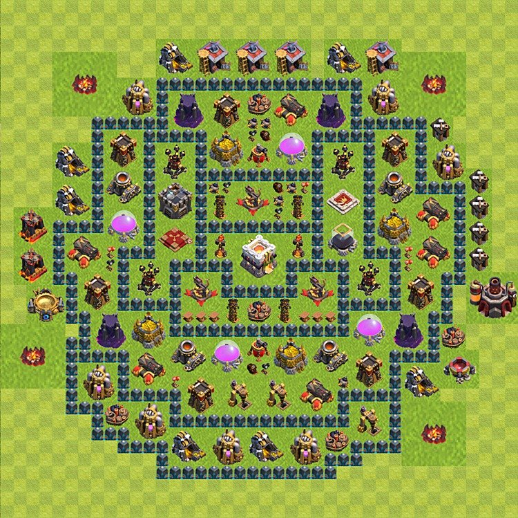 TH11 Trophy Base Plan, Town Hall 11 Base Design, #13