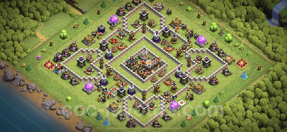 TH11 Anti 3 Stars Base Plan with Link, Anti Everything, Copy Town Hall 11 Base Design 2023, #41