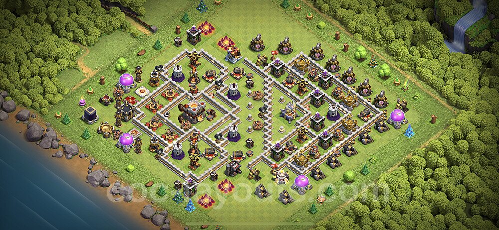 Anti Everything TH11 Base Plan with Link, Anti 3 Stars, Copy Town Hall 11 Design 2021, #45