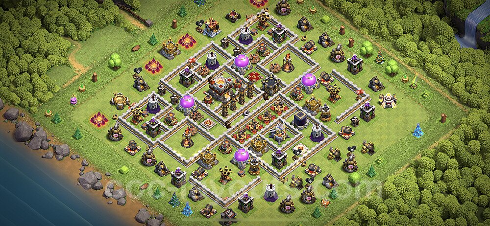 Anti GoWiWi / GoWiPe TH11 Base Plan with Link, Anti 3 Stars, Copy Town Hall 11 Design 2021, #46