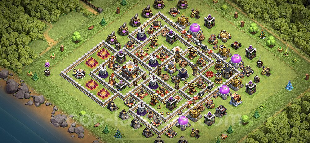 Full Upgrade TH11 Base Plan with Link, Anti Everything, Copy Town Hall 11 Max Levels Design 2023, #86