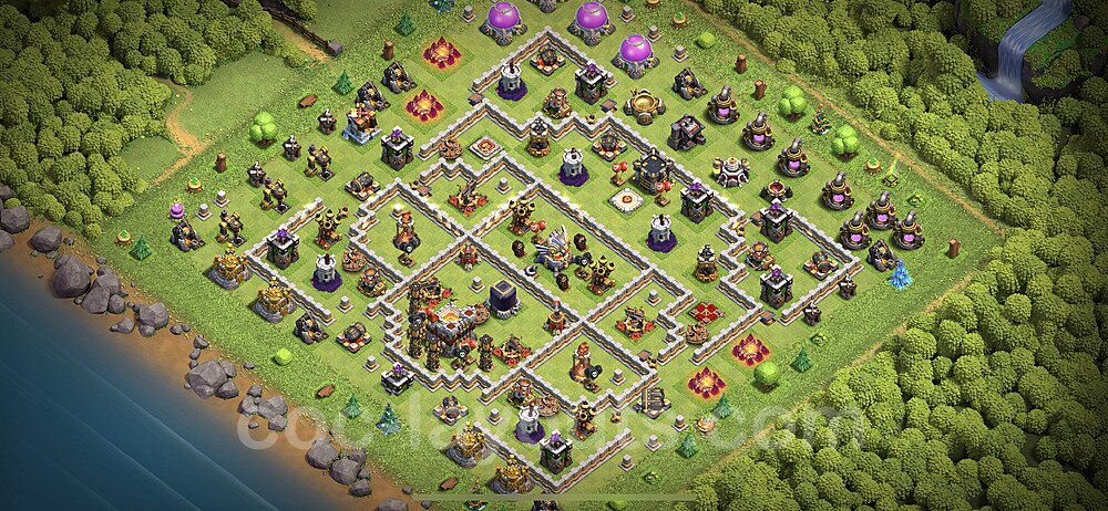 Anti GoWiWi / GoWiPe TH11 Base Plan with Link, Copy Town Hall 11 Design 2023, #87