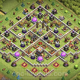 Base plan TH11 (design / layout) with Link, Hybrid for Farming 2023, #17