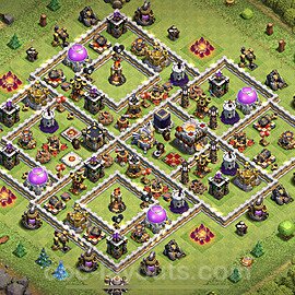 Base plan TH11 (design / layout) with Link, Hybrid, Anti 3 Stars for Farming, #18