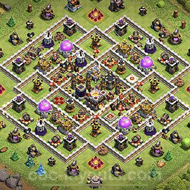 Base plan TH11 (design / layout) with Link, Legend League, Hybrid for Farming 2023, #20