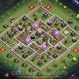 Base plan TH11 (design / layout) with Link, Anti 2 Stars, Hybrid for Farming 2021, #25