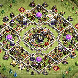 Base plan TH11 (design / layout) with Link, Anti 2 Stars, Hybrid for Farming 2023, #29