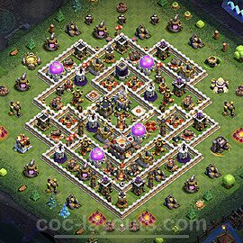 Base plan TH11 (design / layout) with Link, Anti 3 Stars, Hybrid for Farming 2022, #39