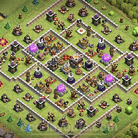 Base plan TH11 (design / layout) with Link, Anti 2 Stars, Hybrid for Farming 2023, #46