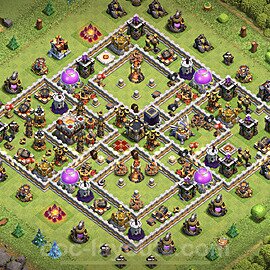 Base plan TH11 (design / layout) with Link, Hybrid, Anti Everything for Farming, #5